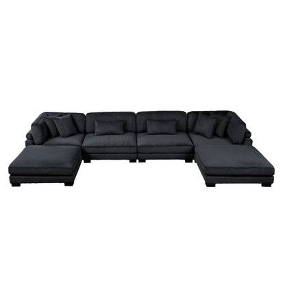 Traverse 6-Piece Modular Sectional with Ottomans