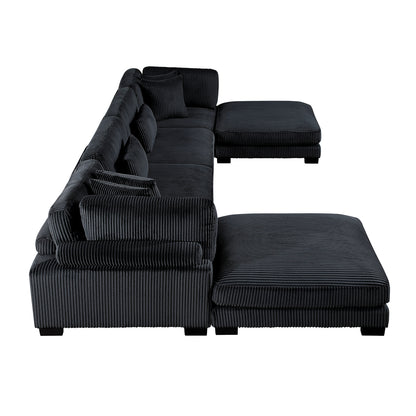 Traverse 6-Piece Modular Sectional with Ottomans