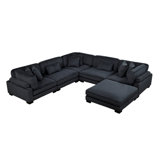 Traverse 6-Piece Modular Sectional with Ottoman