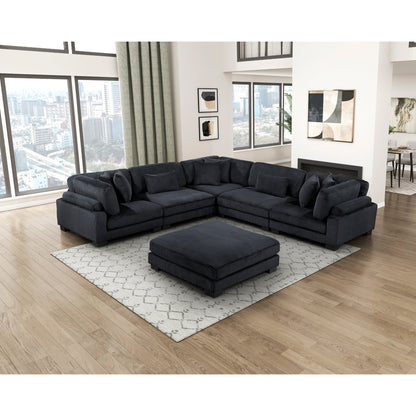 Traverse 6-Piece Modular Sectional with Ottoman