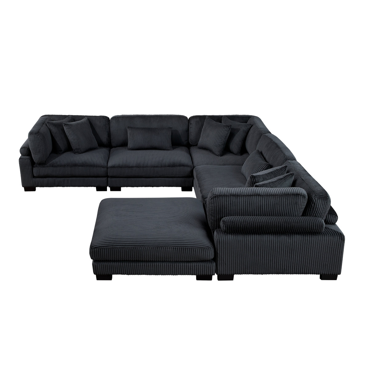 Traverse 6-Piece Modular Sectional with Ottoman