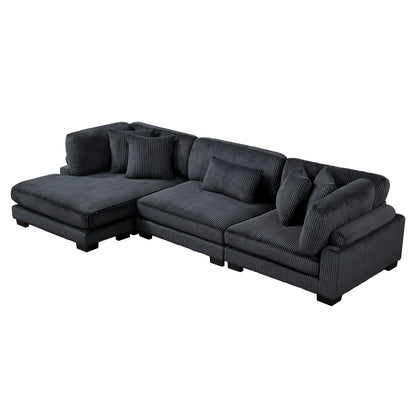 Traverse 3-Piece Modular Sectional with Reversible Chaise