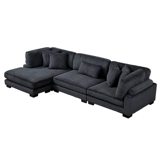 Traverse 3-Piece Modular Sectional with Reversible Chaise