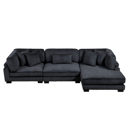 Traverse 3-Piece Modular Sectional with Reversible Chaise