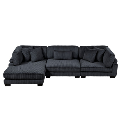 Traverse 3-Piece Modular Sectional with Reversible Chaise