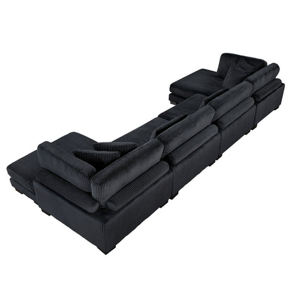 Traverse 4-Piece Modular Sectional with Reversible Chaise