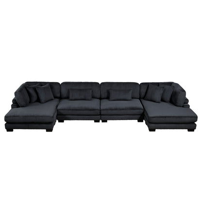 Traverse 4-Piece Modular Sectional with Reversible Chaise
