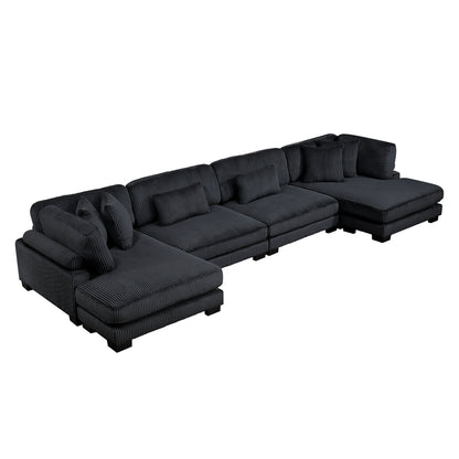 Traverse 4-Piece Modular Sectional with Reversible Chaise