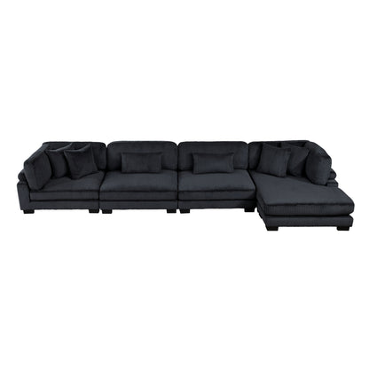Traverse 4-Piece Modular Sectional with Reversible Chaise