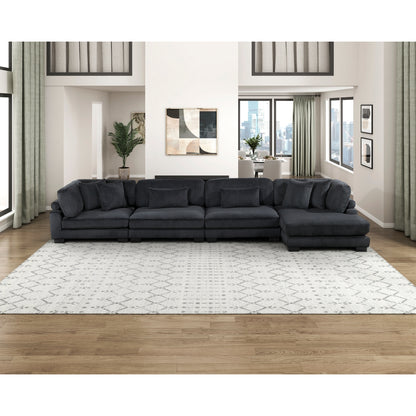 Traverse 4-Piece Modular Sectional with Reversible Chaise