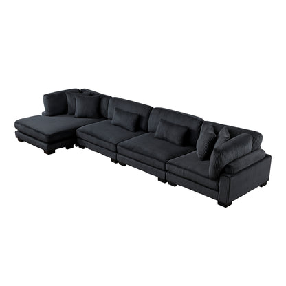 Traverse 4-Piece Modular Sectional with Reversible Chaise