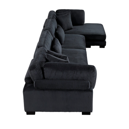 Traverse 4-Piece Modular Sectional with Reversible Chaise
