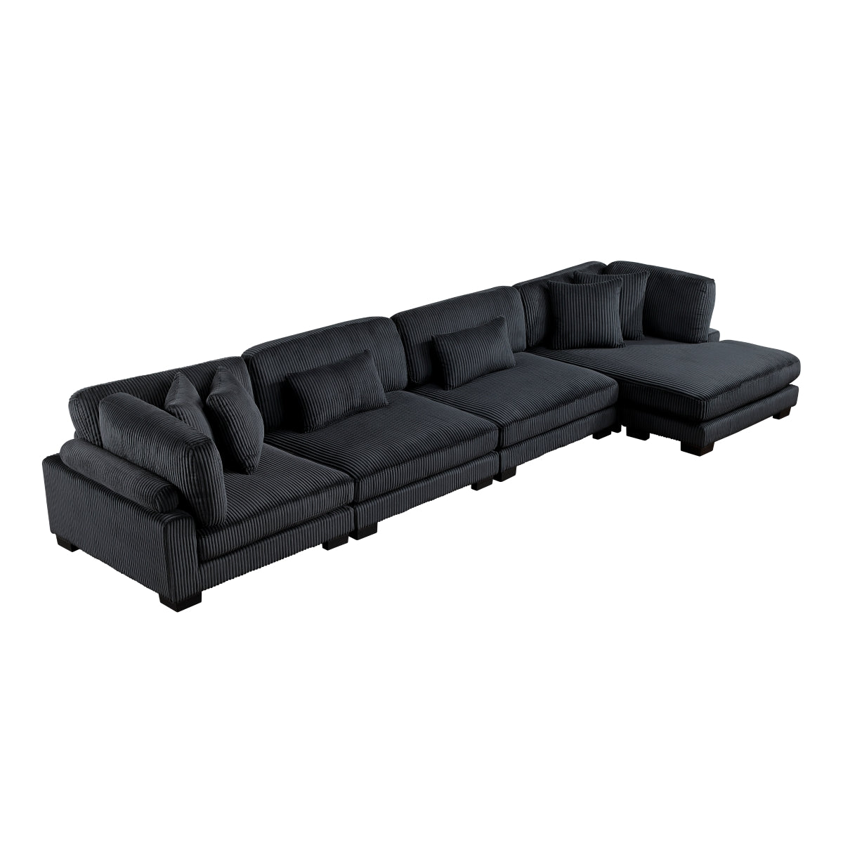 Traverse 4-Piece Modular Sectional with Reversible Chaise