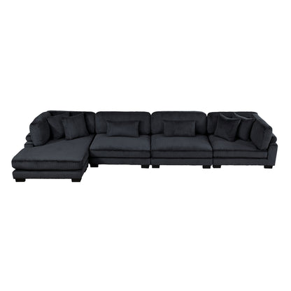 Traverse 4-Piece Modular Sectional with Reversible Chaise
