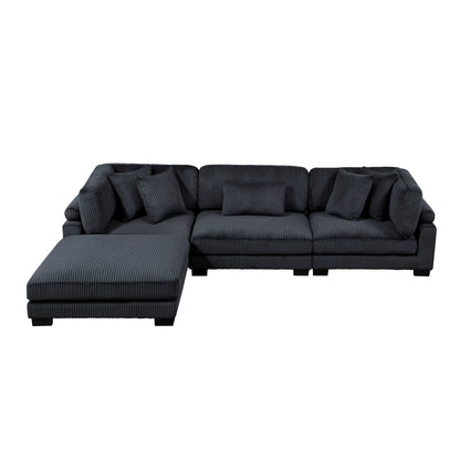 Traverse 4-Piece Modular Sectional with Ottoman