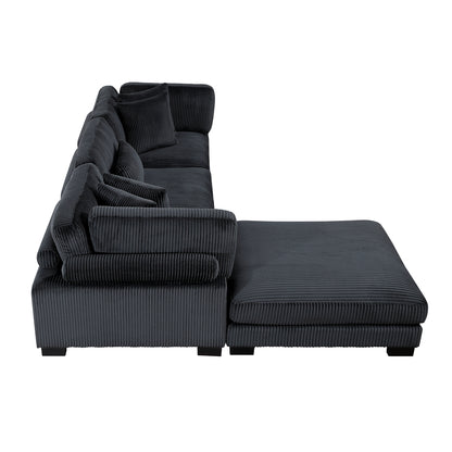 Traverse 4-Piece Modular Sectional with Ottoman