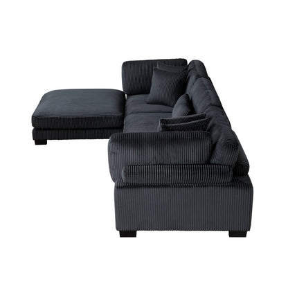 Traverse 4-Piece Modular Sectional with Ottoman