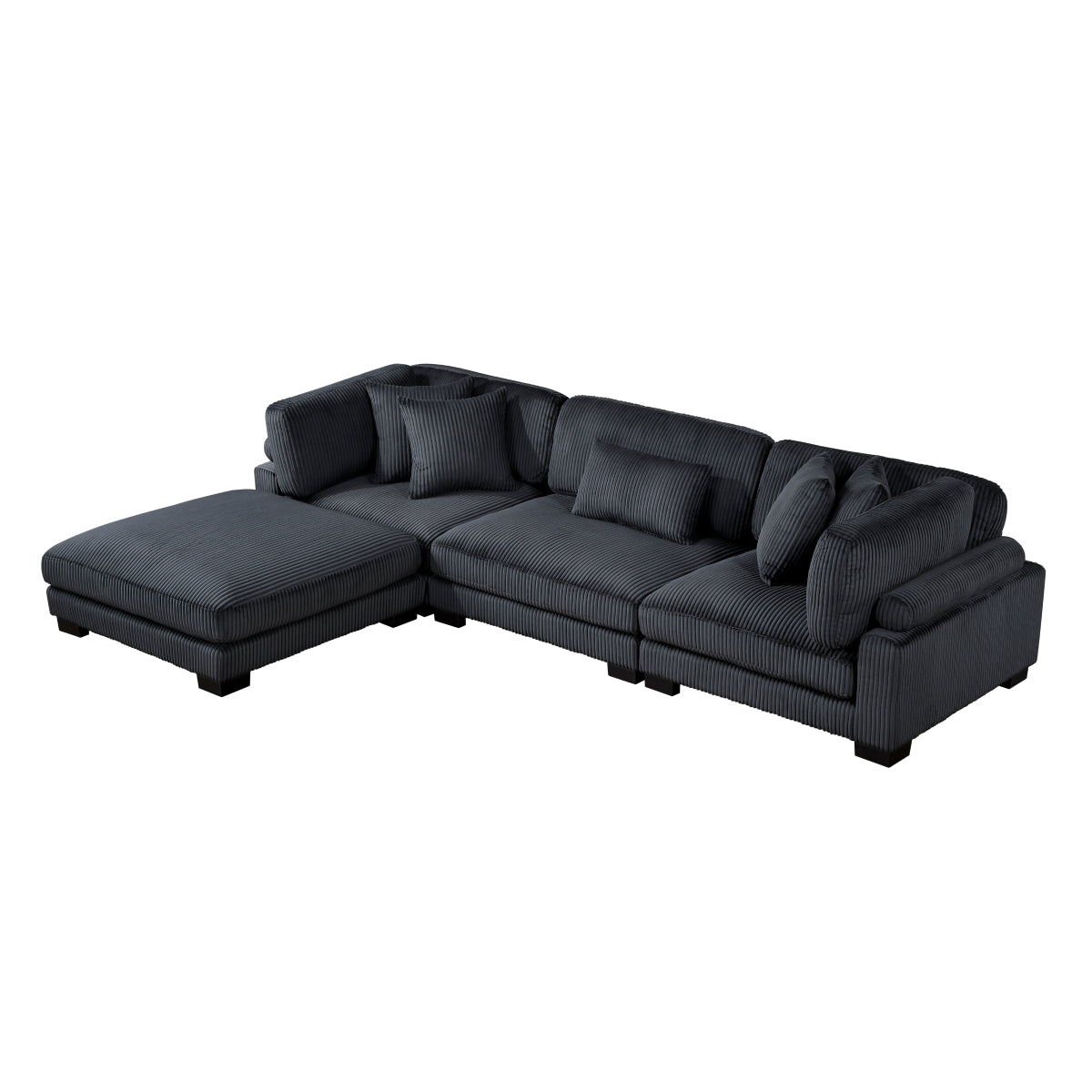 Traverse 4-Piece Modular Sectional with Ottoman