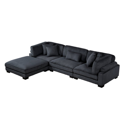 Traverse 4-Piece Modular Sectional with Ottoman