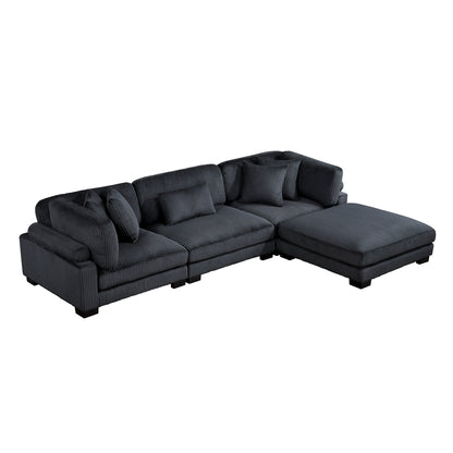 Traverse 4-Piece Modular Sectional with Ottoman