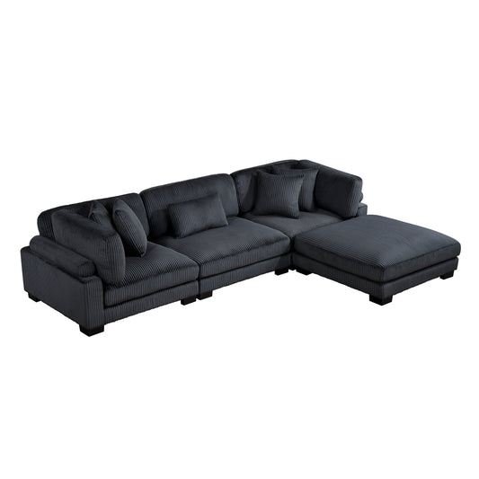 Traverse 4-Piece Modular Sectional with Ottoman