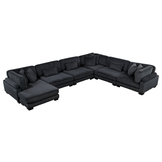 Traverse 6-Piece Modular Sectional with Reversible Chaise
