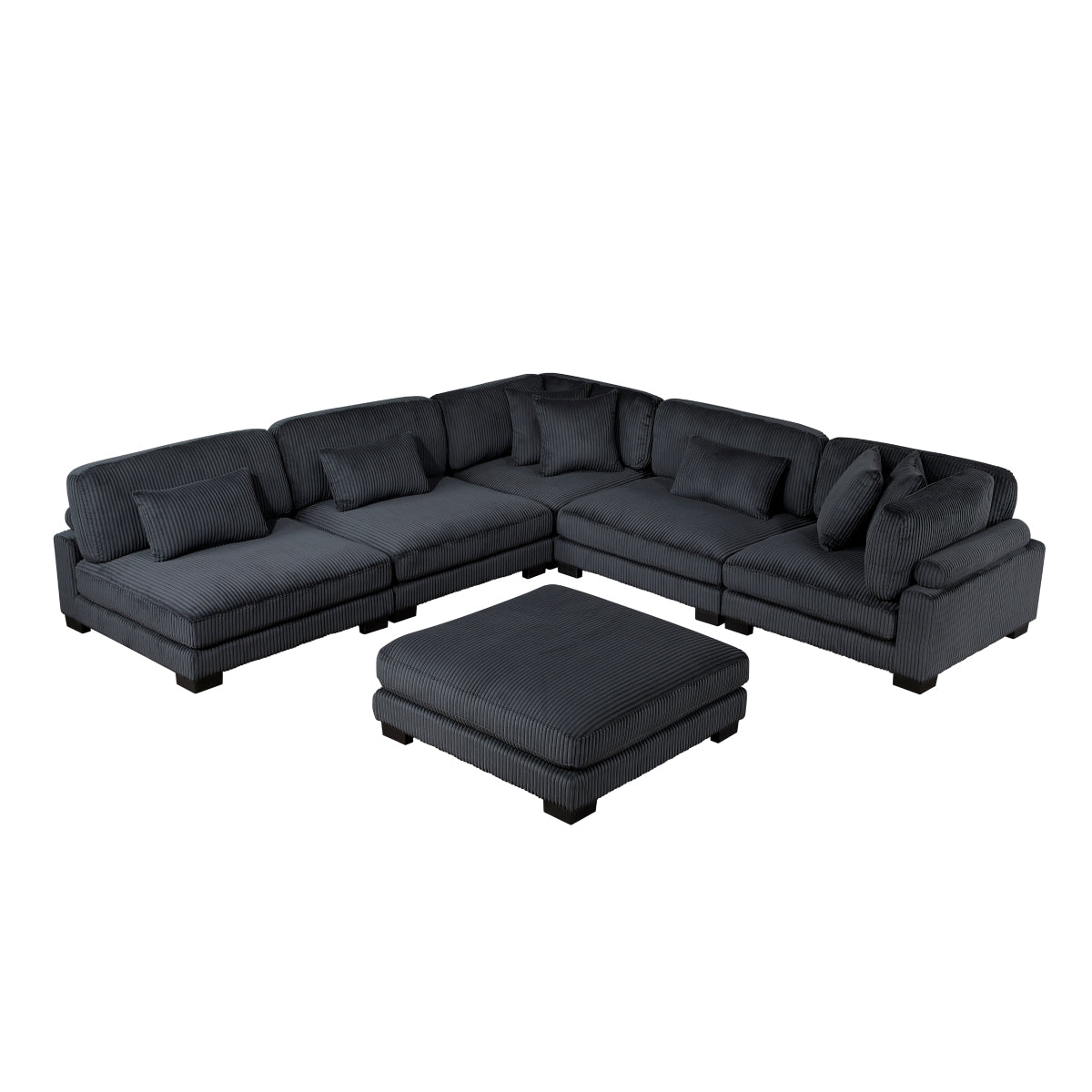 Traverse 6-Piece Modular Sectional with Ottoman