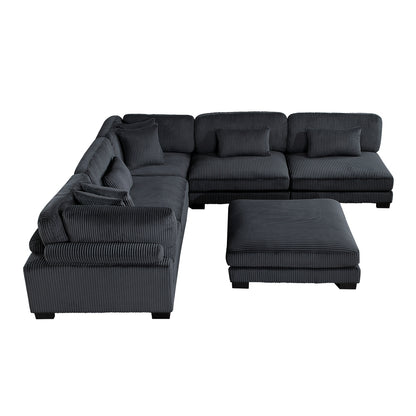 Traverse 6-Piece Modular Sectional with Ottoman