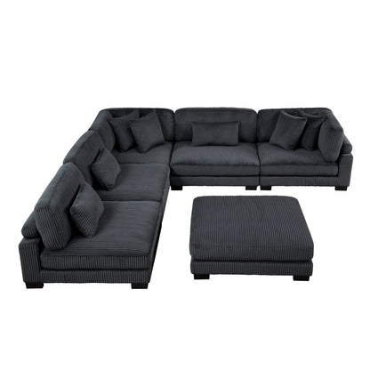 Traverse 6-Piece Modular Sectional with Ottoman