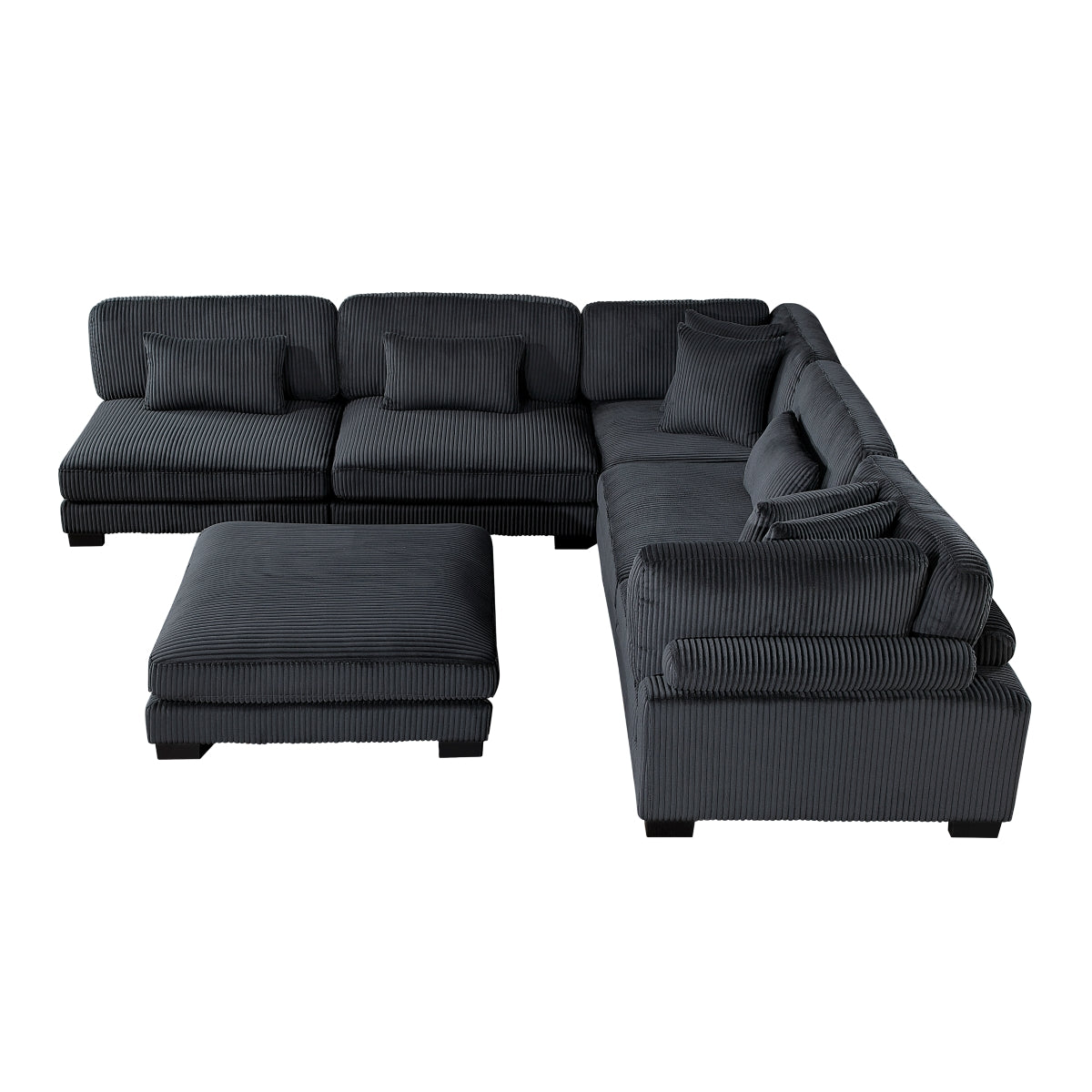 Traverse 6-Piece Modular Sectional with Ottoman