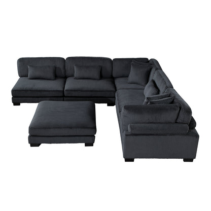 Traverse 6-Piece Modular Sectional with Ottoman