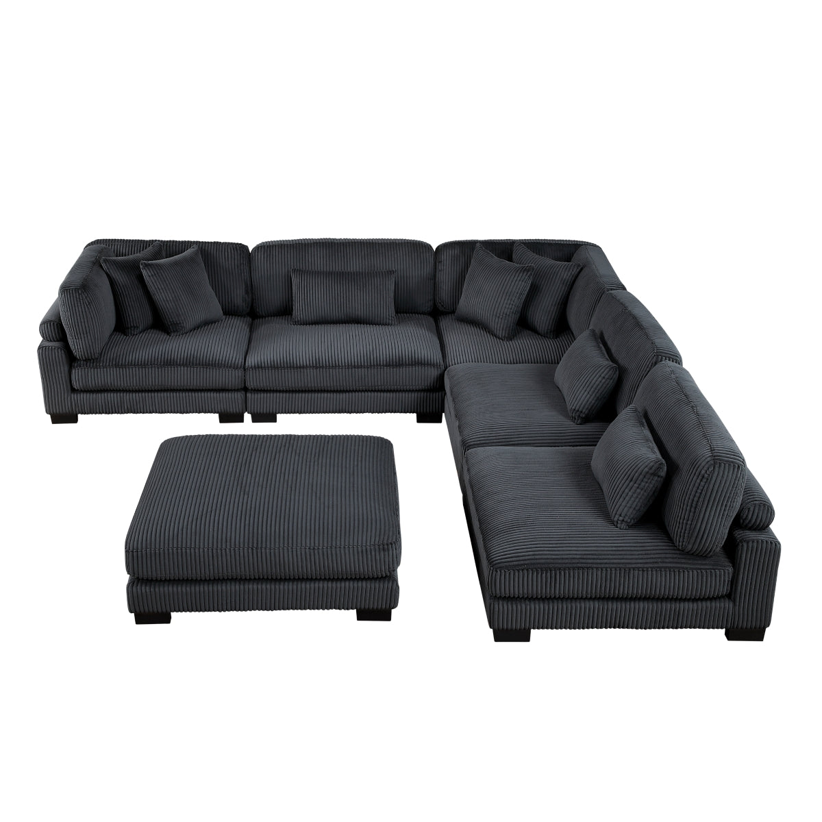 Traverse 6-Piece Modular Sectional with Ottoman
