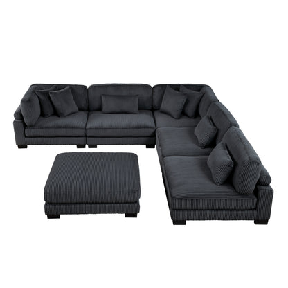 Traverse 6-Piece Modular Sectional with Ottoman