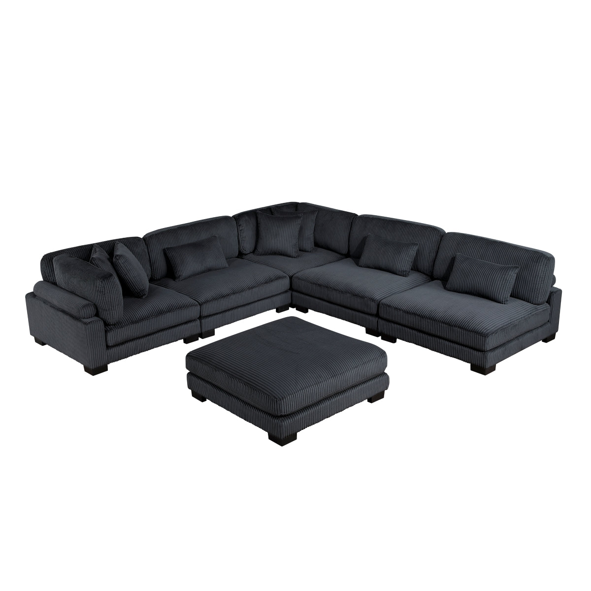 Traverse 6-Piece Modular Sectional with Ottoman