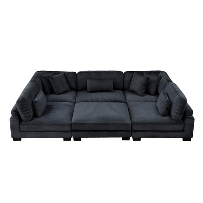 Traverse 6-Piece Modular Sectional with Ottoman
