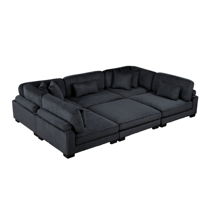 Traverse 6-Piece Modular Sectional with Ottoman