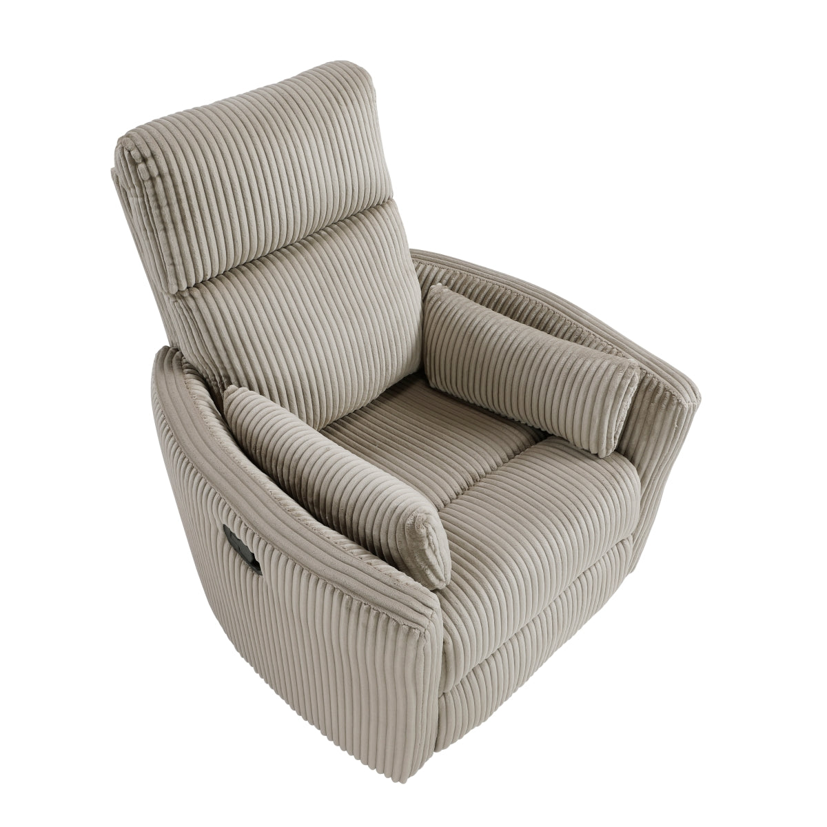 Traverse Swivel Glider Reclining Chair - Taupe