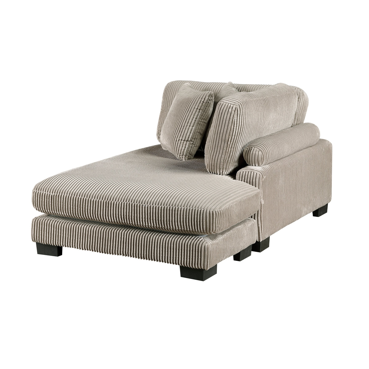 Traverse Reversible Chaise - Taupe