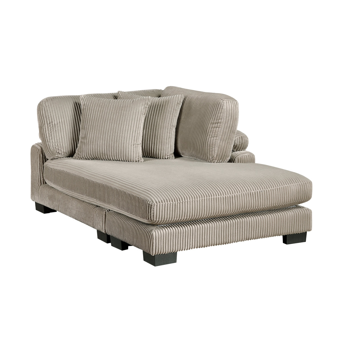 Traverse Reversible Chaise - Taupe