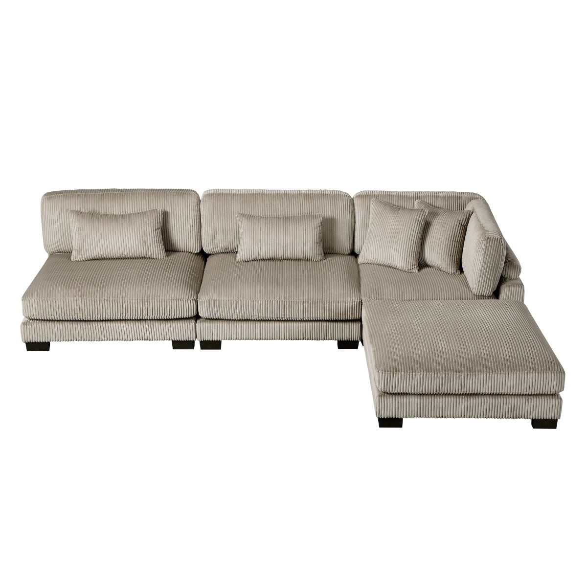 Traverse 4-Piece Modular Sectional with Ottoman