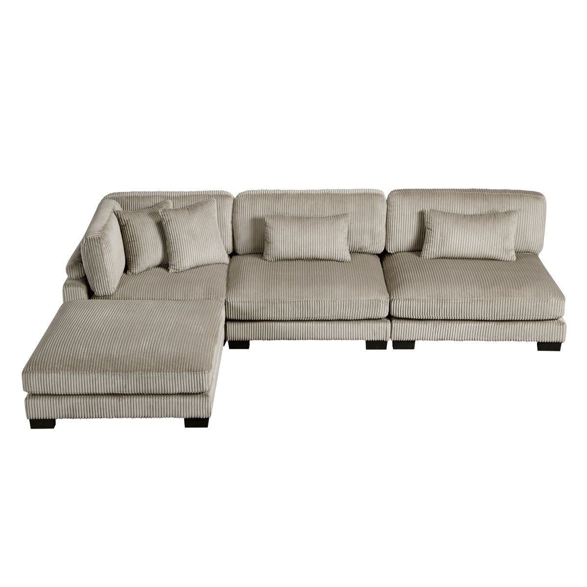 Traverse 4-Piece Modular Sectional with Ottoman