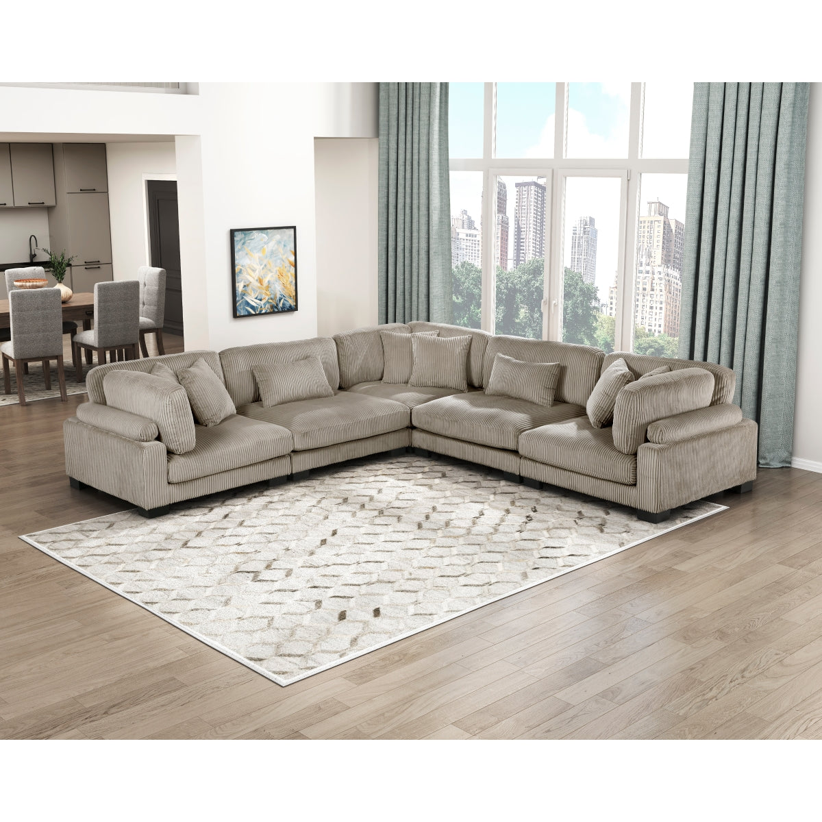 Traverse 5-Piece Modular Sectional