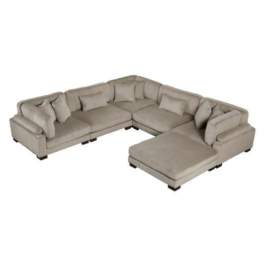 Traverse 6-Piece Modular Sectional with Ottoman