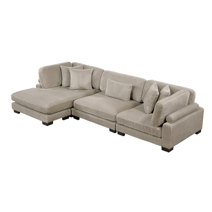 Traverse 3-Piece Modular Sectional with Reversible Chaise