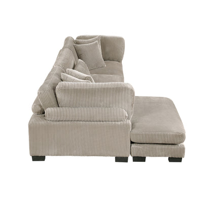 Traverse 3-Piece Modular Sectional with Reversible Chaise