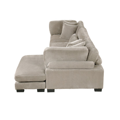 Traverse 3-Piece Modular Sectional with Reversible Chaise