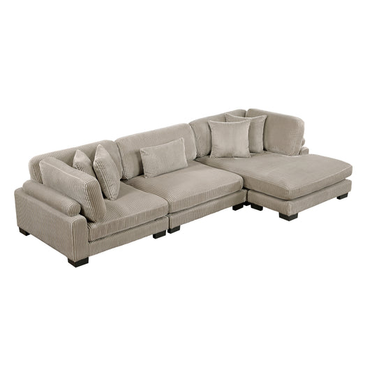 Traverse 3-Piece Modular Sectional with Reversible Chaise