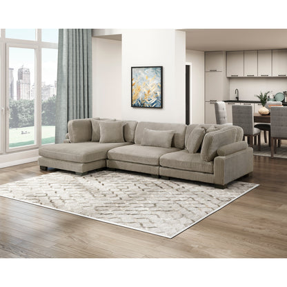 Traverse 3-Piece Modular Sectional with Reversible Chaise