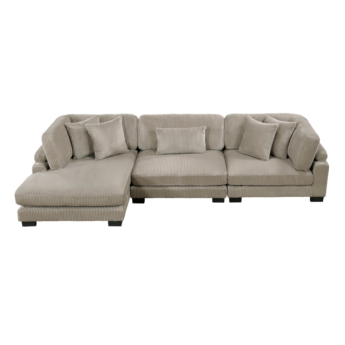 Traverse 3-Piece Modular Sectional with Reversible Chaise