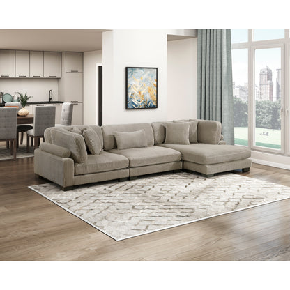Traverse 3-Piece Modular Sectional with Reversible Chaise